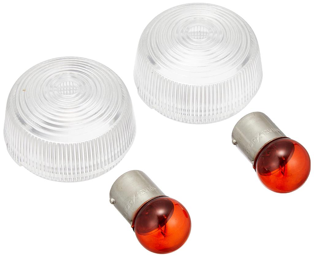 KITACO Turn Signal Lens Set (1 set for left and right) Beano/Choinori etc. Clear 807-0070010