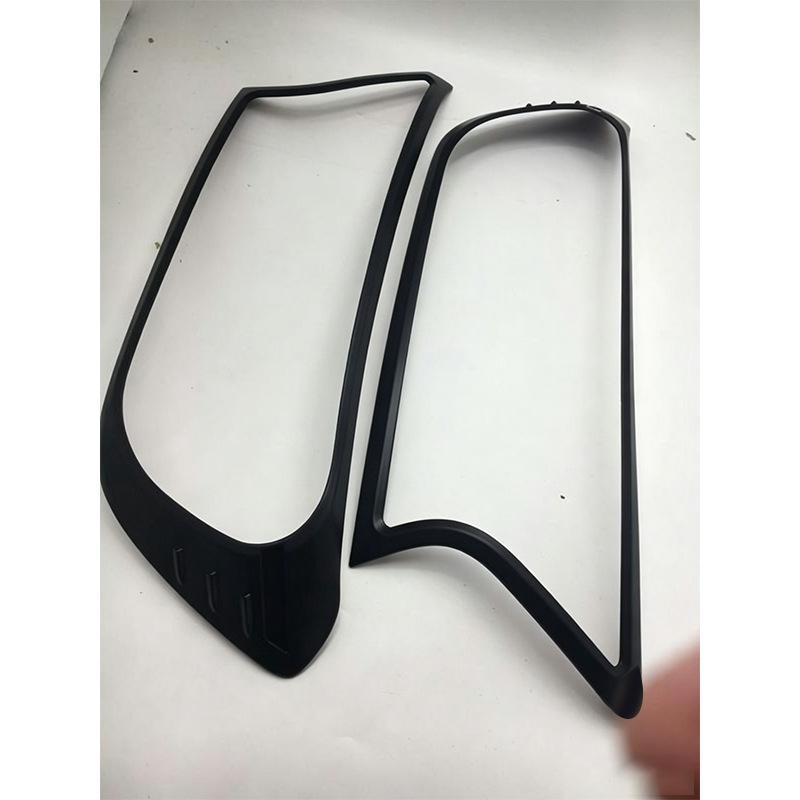 Ford Ranger/Everest 2015 Headlight Frame Cover: Black Decorative Strip & Protection