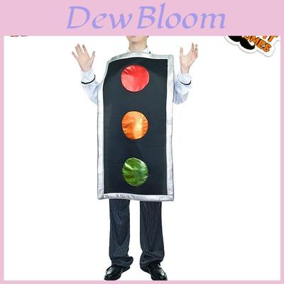 Halloween Costume Unisex Signal Light Role Play Stage Performance Fancy Dress For Adults