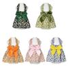 Soft Pet Summer Thin Skirt Breathable Pet Sweet Skirt Dog Floral Princess Dress  Birthday Party