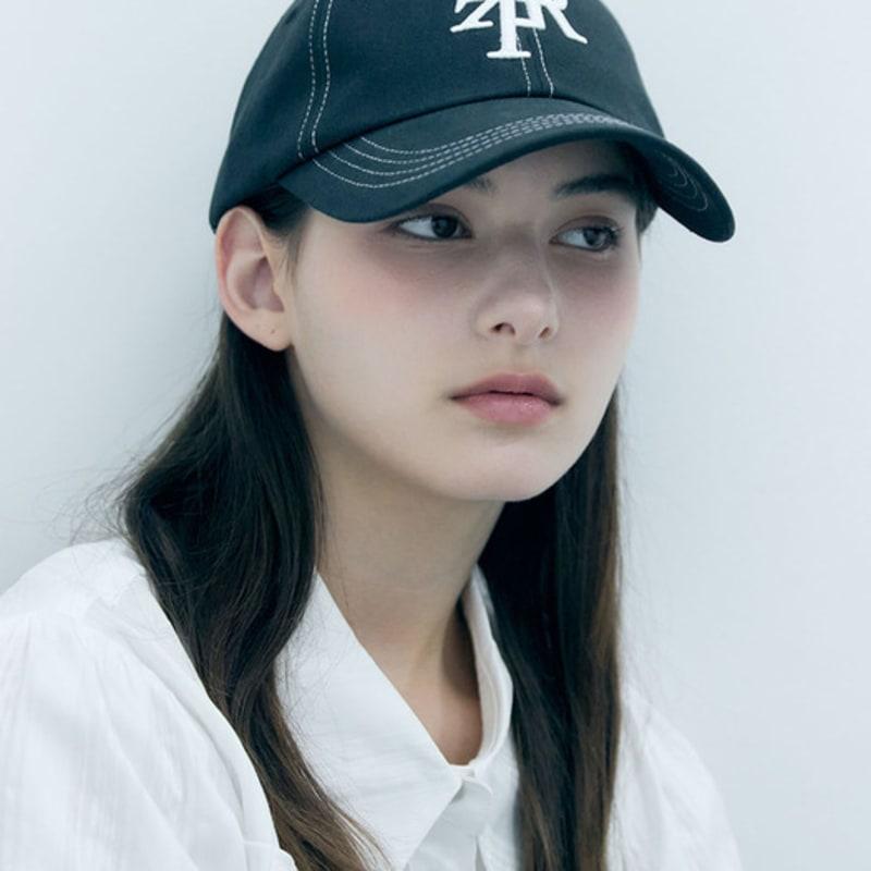 Oart Signature Typo Stitch Cap [BLACK]