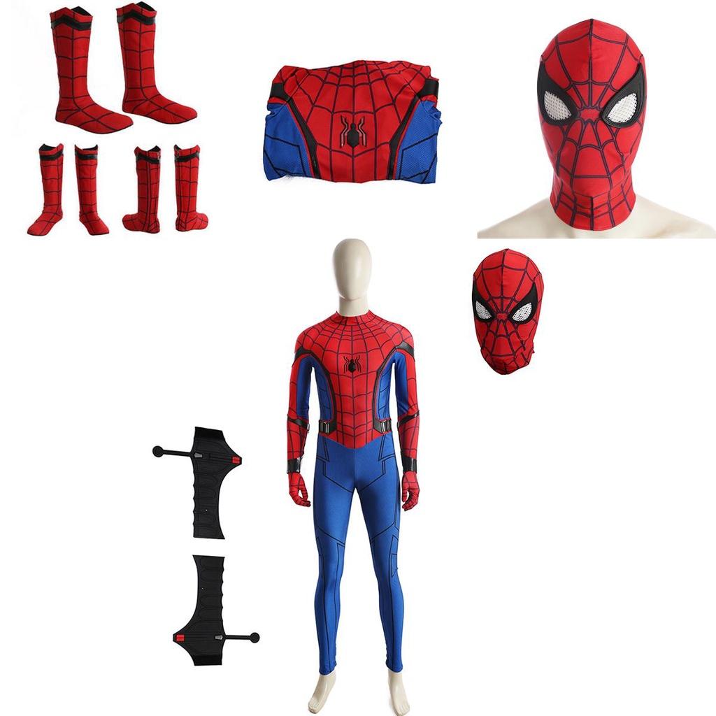 Stunning Spiderman Homecoming Cosplay Costume With Exquisite 3d Printed Design