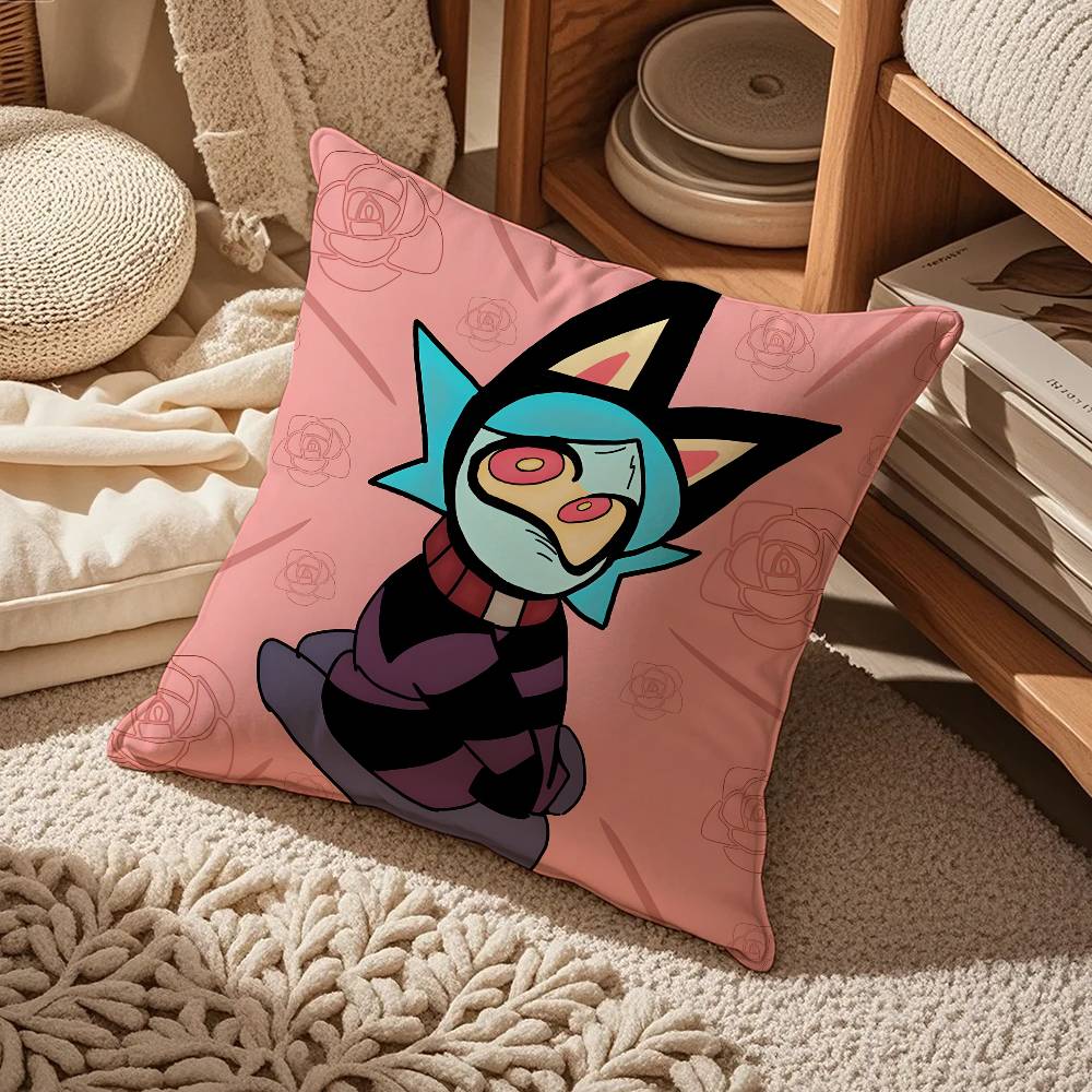P-Psychocuties Mimi Anime Kissenbezug Komfort Sofa Bett Seidig elegant Unsichtbarer Reißverschluss Kundenspezifischer dekorativer Kissenbezug