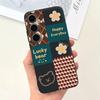 Pour Coque Samsung Galaxy S24 Pare-chocs Étui Samsung S24+ S24 Plus S24 Ultra Téléphone Coques Étui Jelly Fille Fleur Papillon Étui Souple