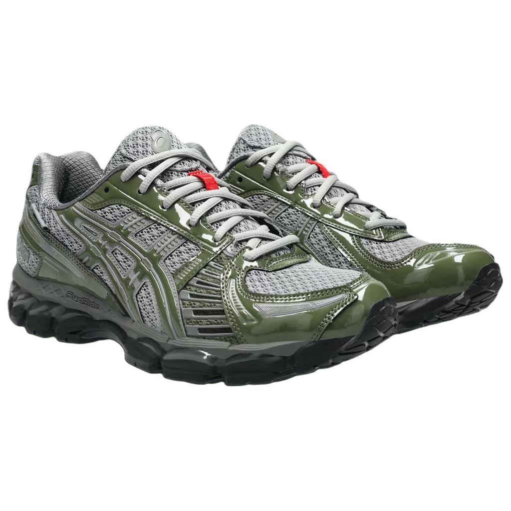 Asics X UP THERE GEL Kayano 12.1 Low Top Running Shoes Unisex Light Gray Green 1203A869-021