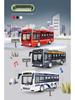 Children's Police Bus Toy Car with Sound, Lights, and Openable Door