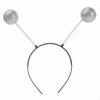 HX6F Glittering Powder Alien Headband Disco Party Hairhoop Costume Hairhoop Nightclub Funk Party Headwear Hair Decors