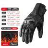 Motorcycle Gloves Leather Men Gloves Summer Cycling Motorbike Guantes Moto Motocross Bicycle Touch Screen Breathable Protective