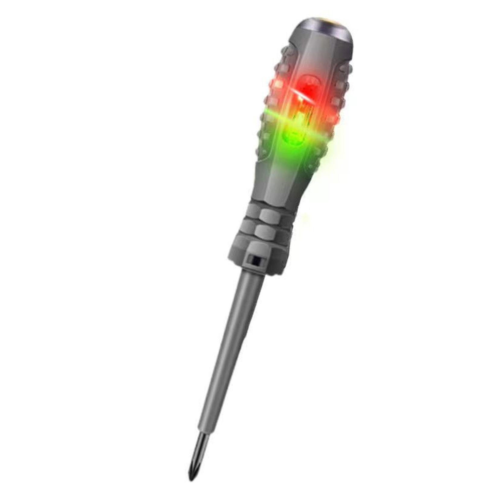 

Індукційна електрична викрутка з двокольоровим світлом, багатоцільова тестова ручка, інструмент для електрика