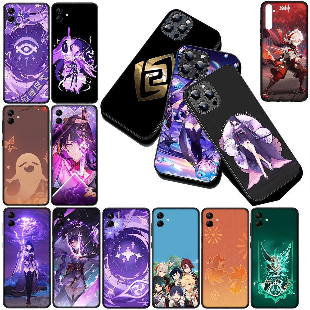 Casing for Xiaomi Redmi Note 12 11 10 A3 Pro 10A 10C 12C Note12 5G 4G Phone Cover Soft Case Genshin Baal Raiden Shogun Impact