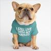 Dog Accessories Pet Vest Letter Printing Two-legged Dog Cloth Round Neck Vest