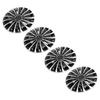 4PCS Hub  Wheel Covers 14 Inch Clip On Mounting Stylish Design   for R14 Car Tires