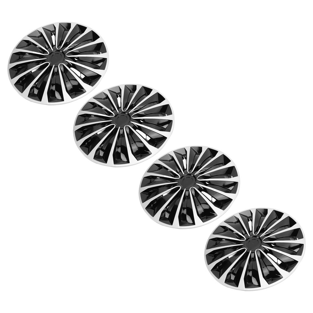 4PCS Hub Wheel Covers 14 Inch Clip On Mounting Stylish Design for R14 Car Tires