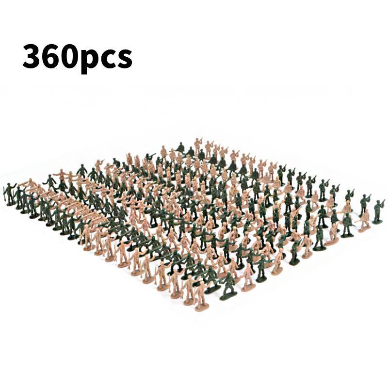 Military Pvc Miniature Soldier Model Set With For Dioramas And Collectors