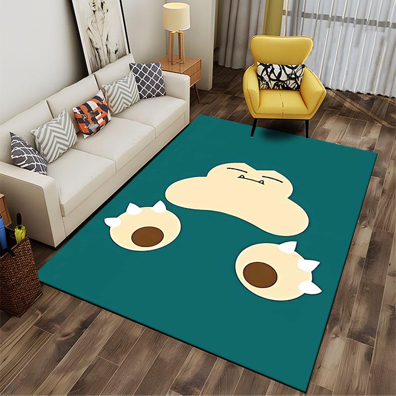 Cute Monster Face Carpet Design Suitable As a Non-slip Mat for the Living Room or Bedroom Sofa