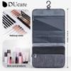 DUcare Bolsa de maquiagem dobrável para viagem, organizador de cosméticos, bolsa de separação seca e molhada para cosméticos, escova de maquiagem, produtos de higiene pessoal