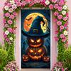 Halloween Decoration Banner Spooky Theme Devil Pumpkin Lantern Halloween Party Decoration Backdrop Photography Background Props