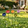 Backyard Bee Bath Station Ceramic Watering Station Garden Flower Stake Butterfly Water Weather Resistant Hydration Tool Feeder Pollinator