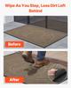 Front Door Mat, 1194 X 813 Mm Commercial Floor Mat for Indoor and Outdoor, Modern Stylish Carpet with TPE Backing, Heavy Duty Washable Entry