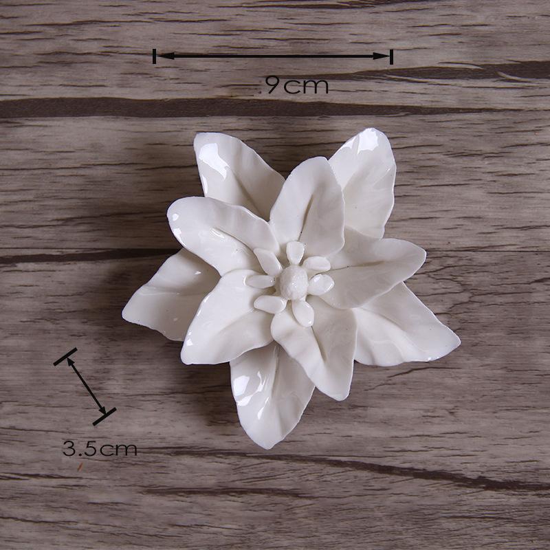 

Керамические цветы настенные украшения 3D пионы цветы декор Искусство ремесла гостиная ТВ фон настенные украшения