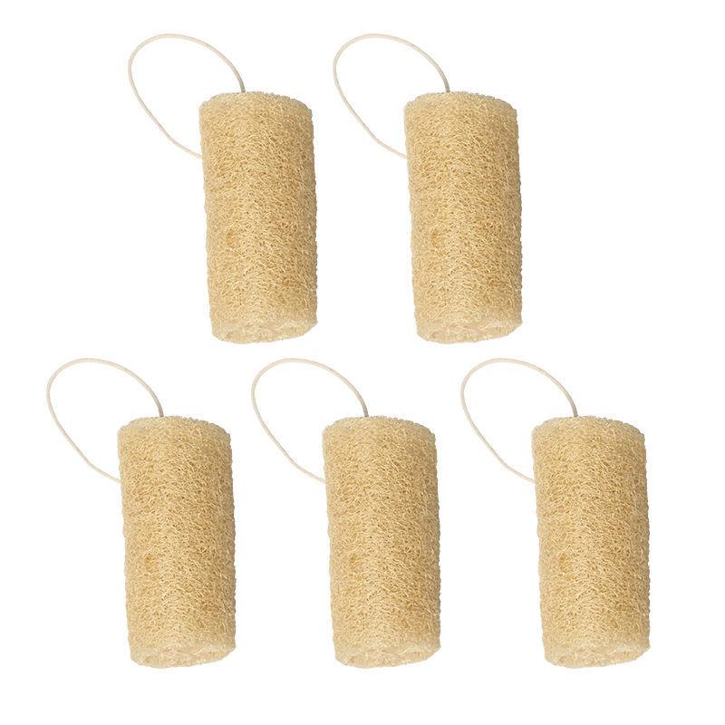 Ciotola di luffa naturale per lavare i piatti Panno per piatti di luffa naturale Olio antiaderente Cucina Scrub speciale Bagno Sfregamento della schiena Goodies