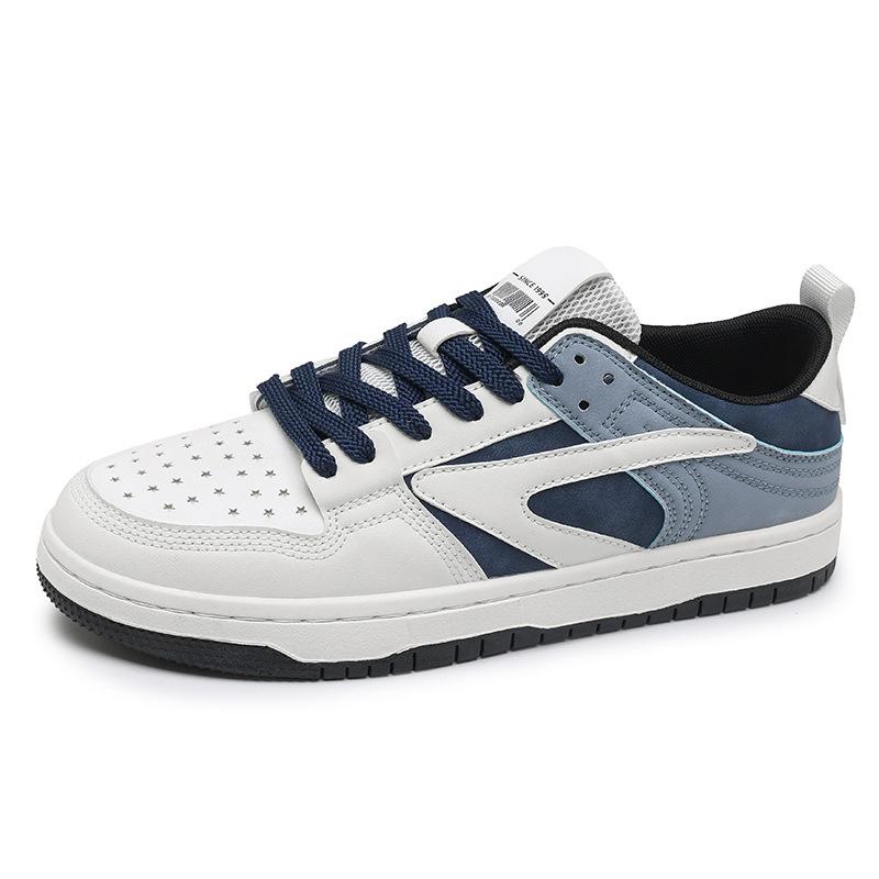 

Student fashion trend casual board shoes retro niche color matching sports shoes men s low-top wear-resistant flats 2025 44