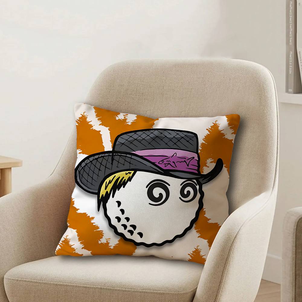 Fashion G-Golf brand M-Malbon Personalized Pillow Dust Cover Bedroom Kids Party Decoration Pillowcase Birthday Children Gift