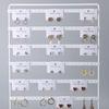 Jewelry Display Stand Durable Earring Organizer with 120 Holes Earrings Rack