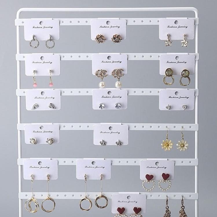 Jewelry Display Stand Durable Earring Organizer with 120 Holes Earrings Rack
