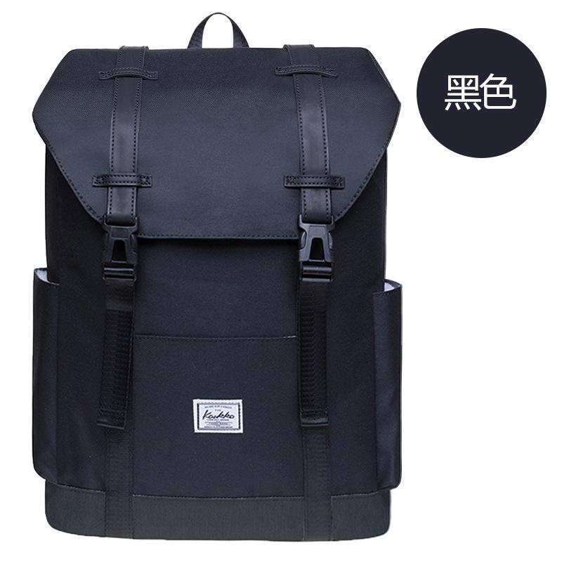 

Школьные сумки для подростков, современный рюкзак из полиэстера для офиса, университета, ноутбука, рюкзак чёрный