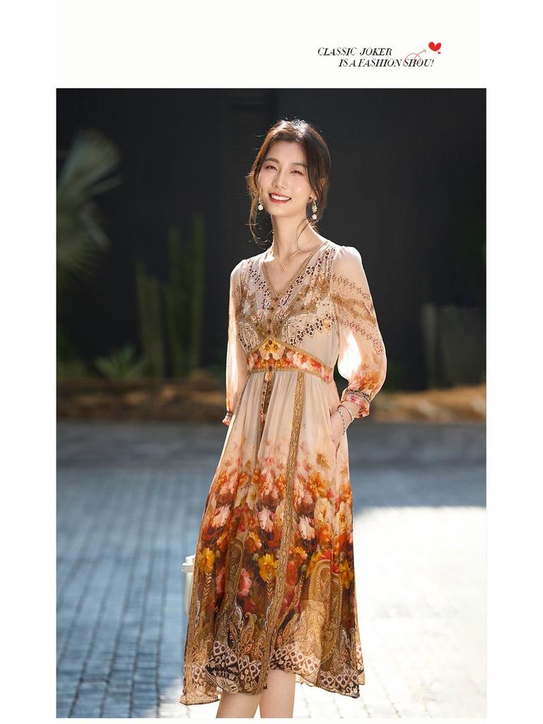 Silk Dress Model 80170-390-639