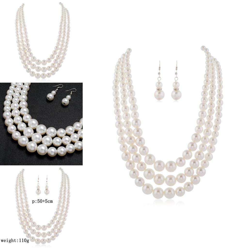 Modern Pearl Jewelry For Women Geometric Design Fashion Accessory