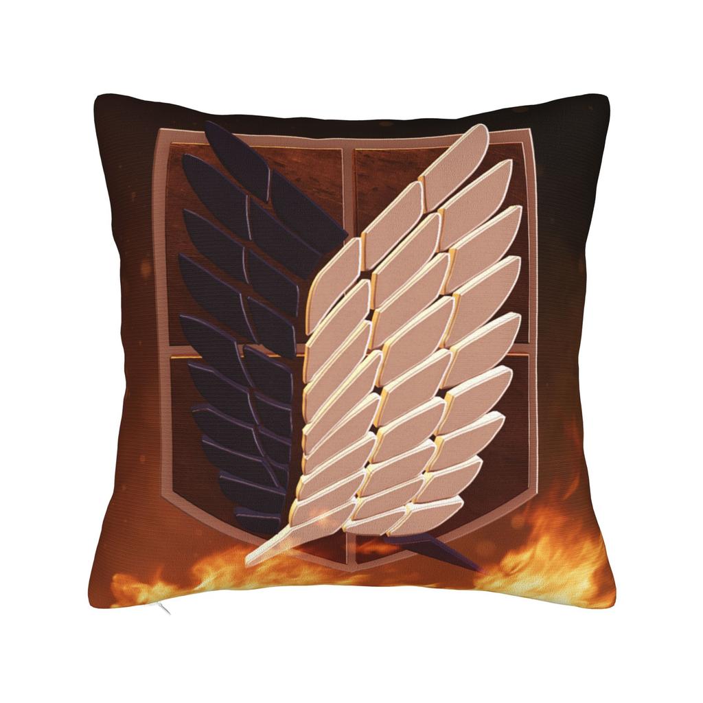 Armin Arlert Attack on Titan Kissenbezug Druckstoff Kissenbezug Dekorative Kissenhülle Sitzfläche Quadratisch 40*40cm