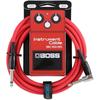 BOSS Boss BIC-10A-RD Guitar Cable Red 3m L Type - Straight Type Oxygen-free Braided Cable