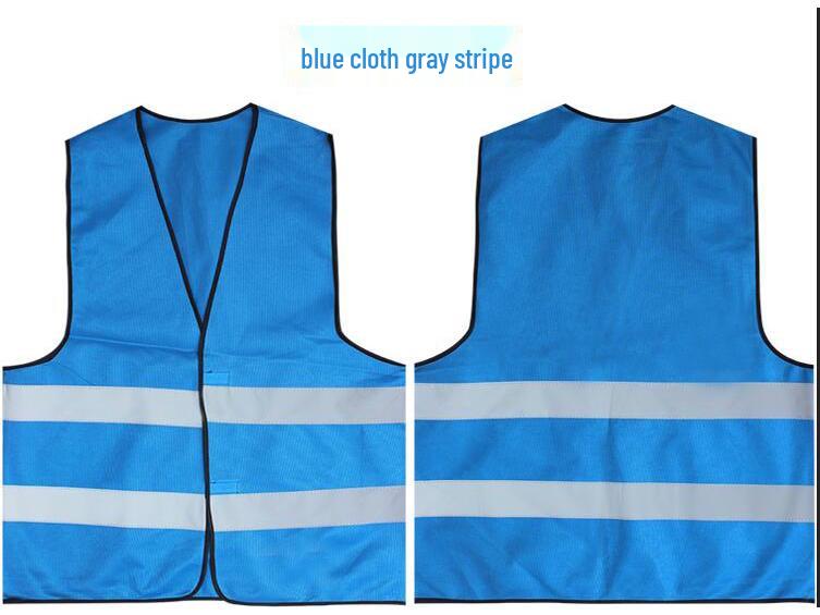 

Reflective Multi-Pocket Safety Vest for Construction, Cycling, and Sanitation Workers