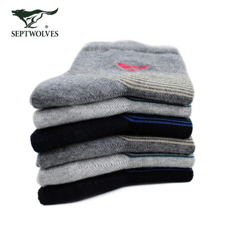 Seven Wolves Men's Mid-Calf Business Socks