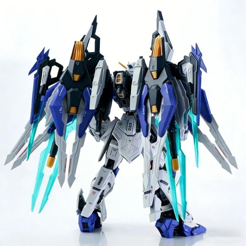 1/100 Charon Assembly Mecha Model Kit Robot Action Figure With Glowing Water Decals Collectible Desktop Ornament Toy Gifts