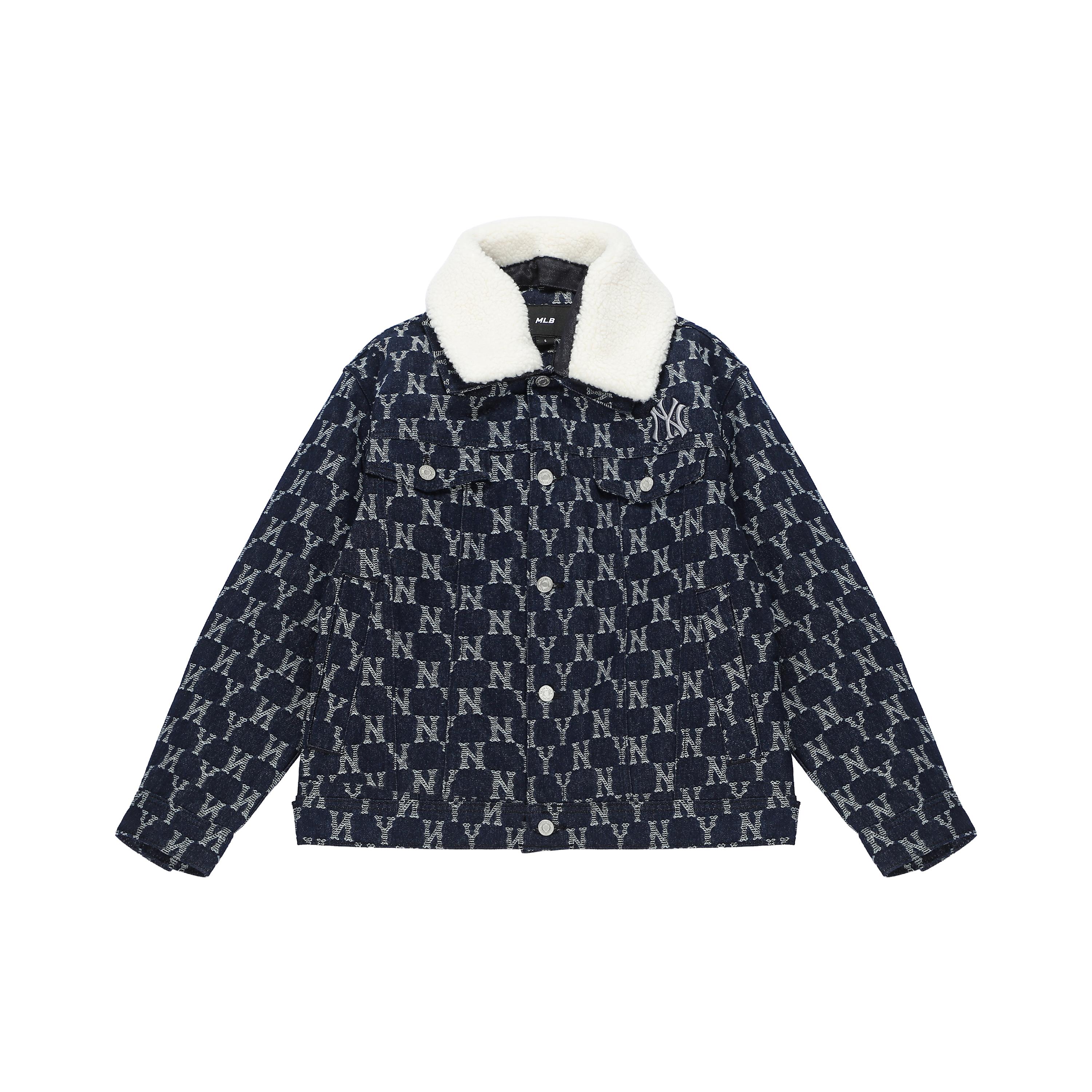 

New MLB Jacket Unisex Dark Marine Blue 3ADKM0124-50NYD XS