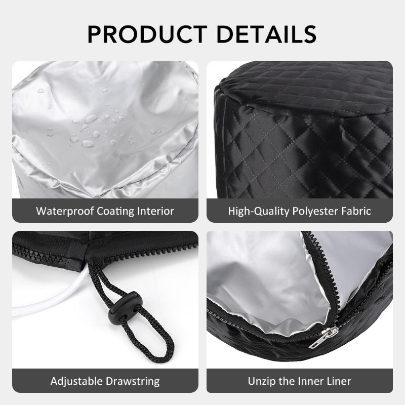 Waterproof Electric Hair Steamer Cap Thermal Treatment Hat with Adjustable Temperature for Deep Conditioning Home Salon SPA Care