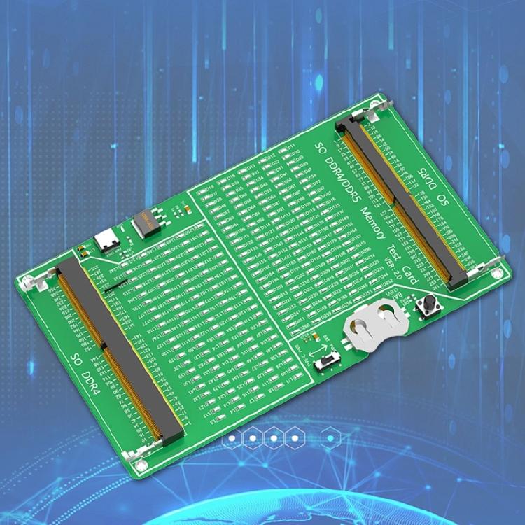 Features Laptop SO DDR4 DDR5 Memory Test Card with LED Indicators Computer Adapter Board