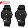 Fashion Ultra Thin Men Watches Simple Business Metal Mesh Belt Men's Quartz Watches Casual Male Wristwatch Clock Montre Homme