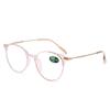 Round Anti Blue Light Reading Glasses Presbyopic Eyeglasses Computer Prescription Eyewear with Degree +1.0~+4.0 Oculos De Grau