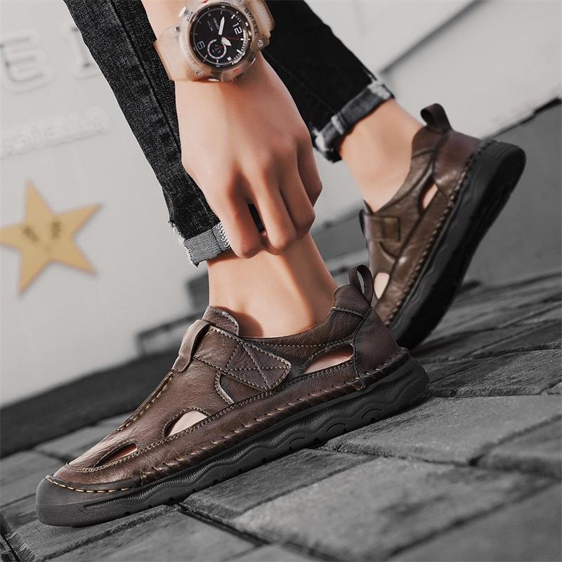39-48 Summer Men's Casual Closed Toe Sandals  Breathable Casual Sneakers Sandals for Men Mens Sandals