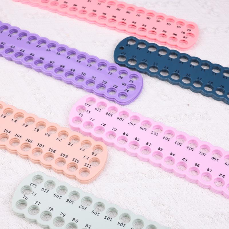 Colored Plastic Thread Organizer for Cross Stitch & Embroidery Floss Management