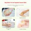 Qiaoyou Baby Bottle & Produce Cleaning Liquid, National Standard Class A - Removes Residue, Safe for Fruits, Vegetables, and Bottles.