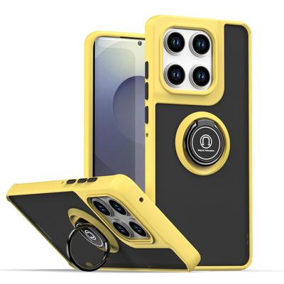 Motorola Moto Edge60 Pro Cover Armor Matte Case for Motorola Moto Edge 60 Pro Ring Stand Shockproof