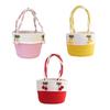 Breathable Animal Inspired Handbag Premium Woven Construction Multi Functional Carryall For Daily Use