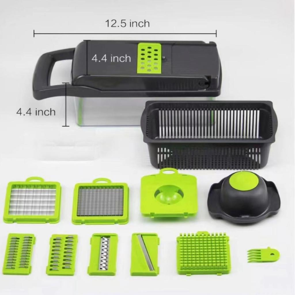 Vegetable Cutter Grater Plastic Metal Potato Carrot Chopper Multifunctional Kitchen Accessories