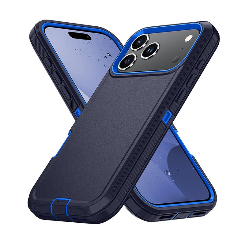 Shockproof Hybrid Case for iPhone 17/17 Air/17 Pro/17 Pro Max - Rotatable Kickstand & MagSafe | Anti-Slip TPU+PC Protection