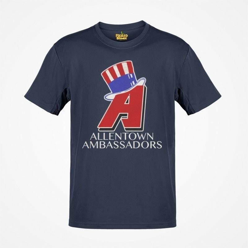 Allentown Ambassadors Nostalgic Retro Baseball Team T-shirt